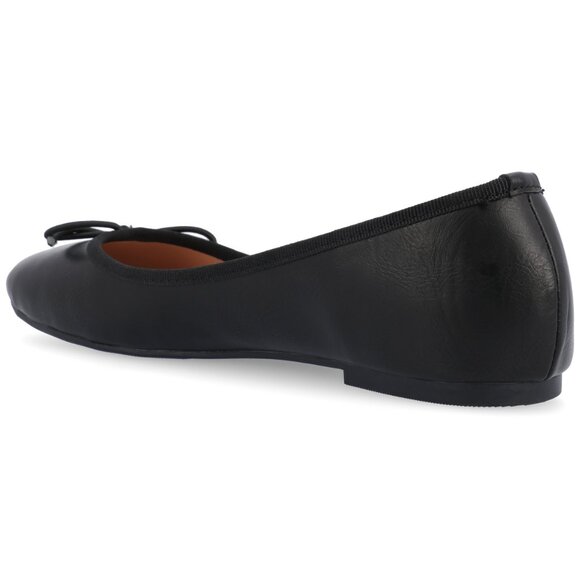 Journee Collection Women's Vika Ballet Flats - Black | Size 7 - Picture 4 of 8